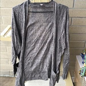 Gap Heather Grey Cardigan